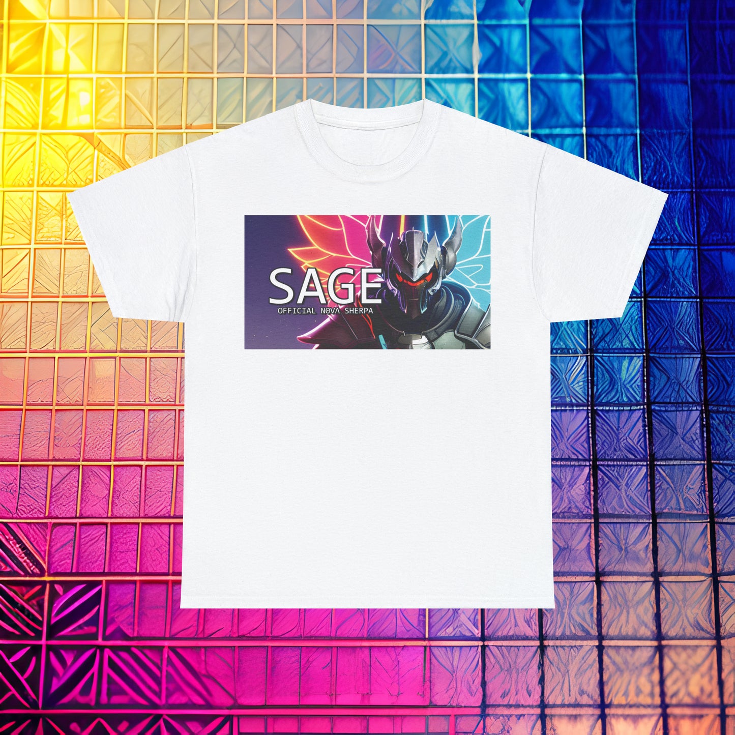 Official NΘVΛ SAGE Team T-Shirt - Design B Printify