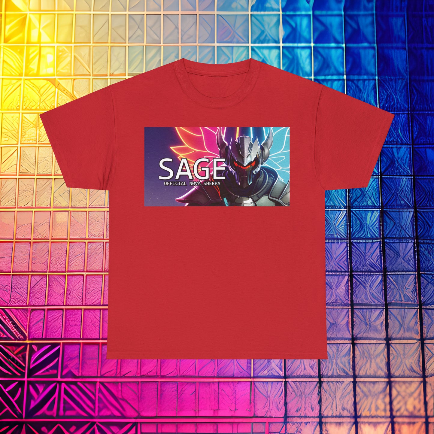 Official NΘVΛ SAGE Team T-Shirt - Design B Printify