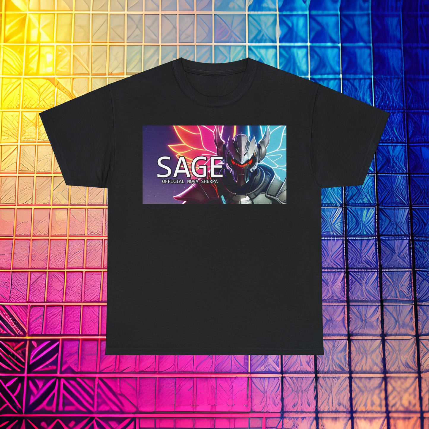 Official NΘVΛ SAGE Team T-Shirt - Design B Printify